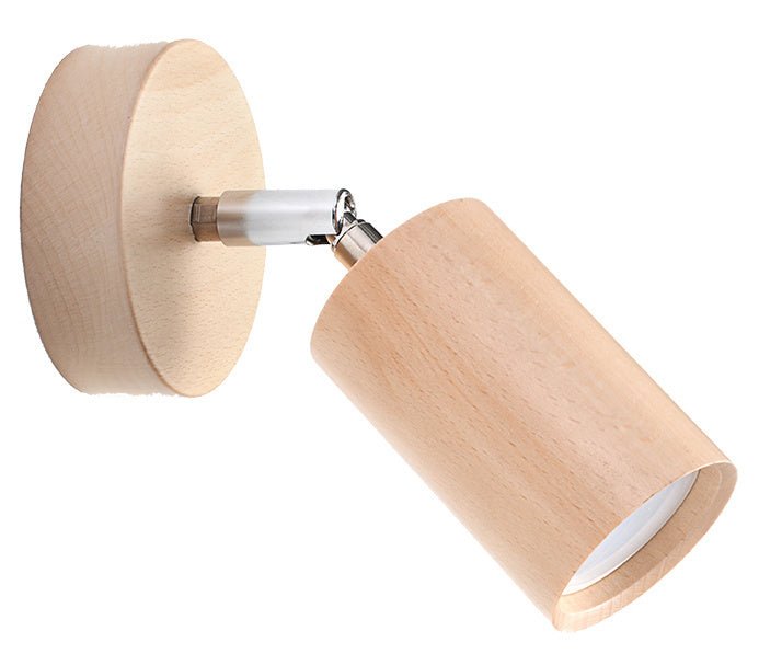 Sollux Lighting BERG natural wood LED wall lamp 220-240V AC 50W