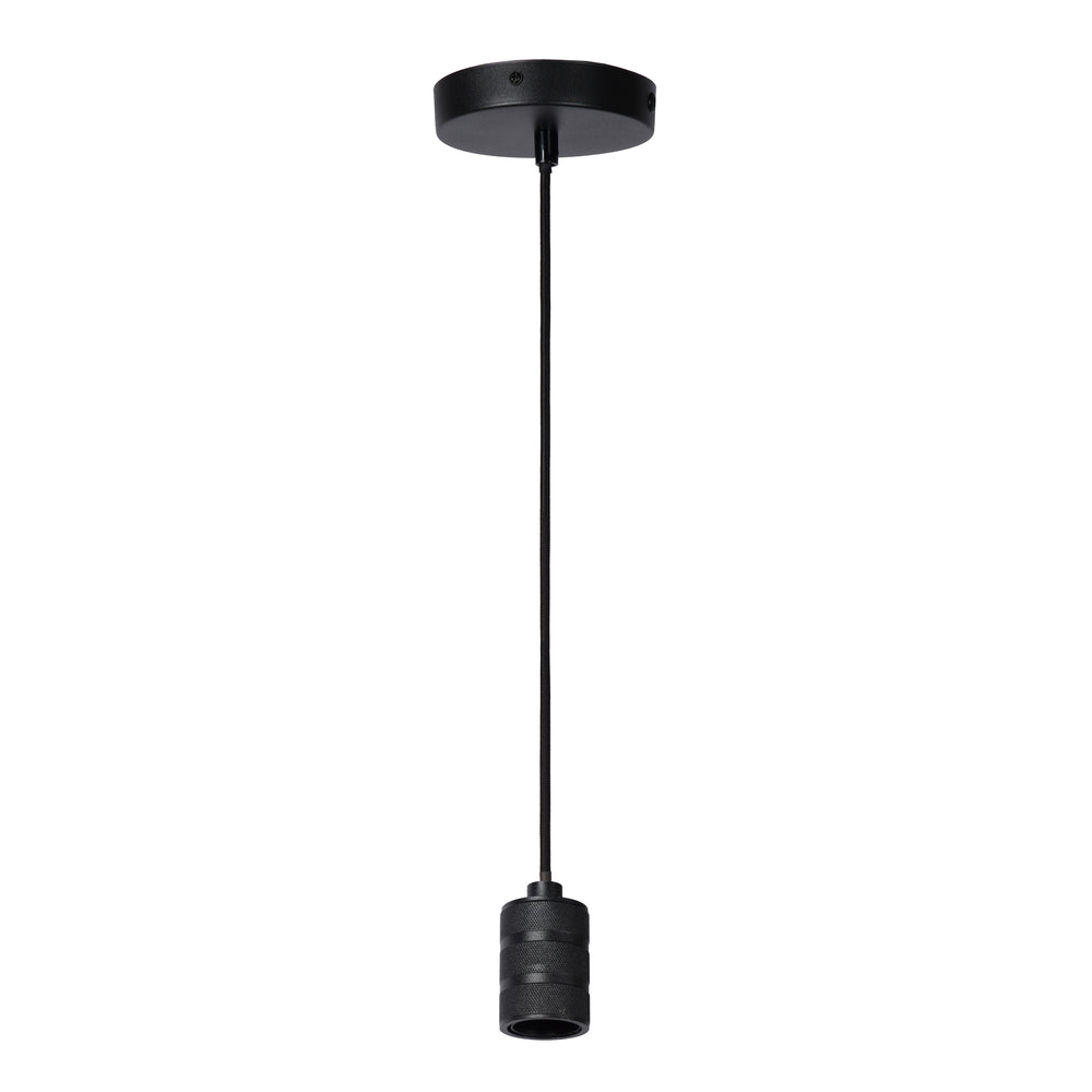 Lampada a sospensione Lucide JOVA Nero & Oro, 1xPortalampada E27, altezza regolabile, design in metallo, IP20 lampadario da interno