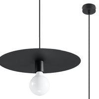 Sollux Lighting FLAVIO black LED lamp with 115mm height and 50W max wattage