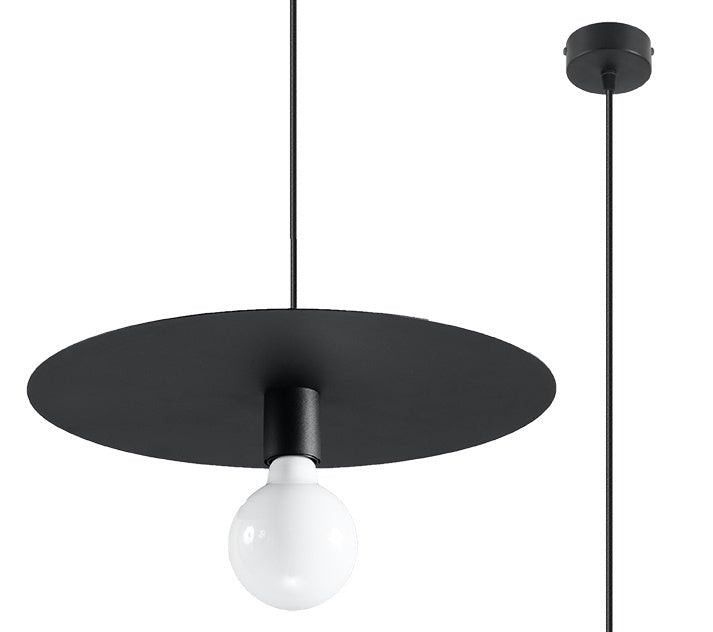 Sollux Lighting FLAVIO black LED lamp with 115mm height and 50W max wattage
