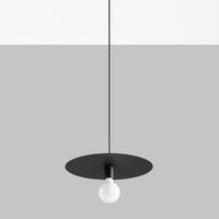 Sollux Lighting FLAVIO black LED lamp with 115mm height and 50W max wattage