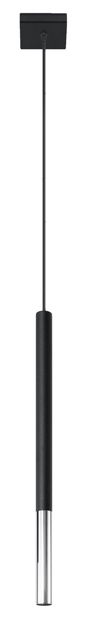 Sollux Lighting LED pendant light black chrome mozaica 1 x G9 fitting 50W 240V