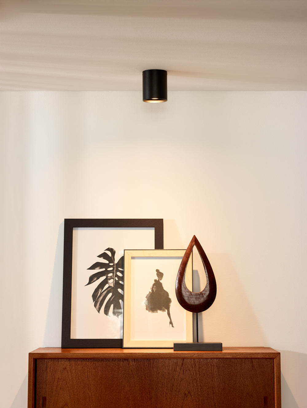 Lucide BODI faretto da soffitto LED Nero 1xGU10 orientabile IP20 alluminio 80x80x95mm