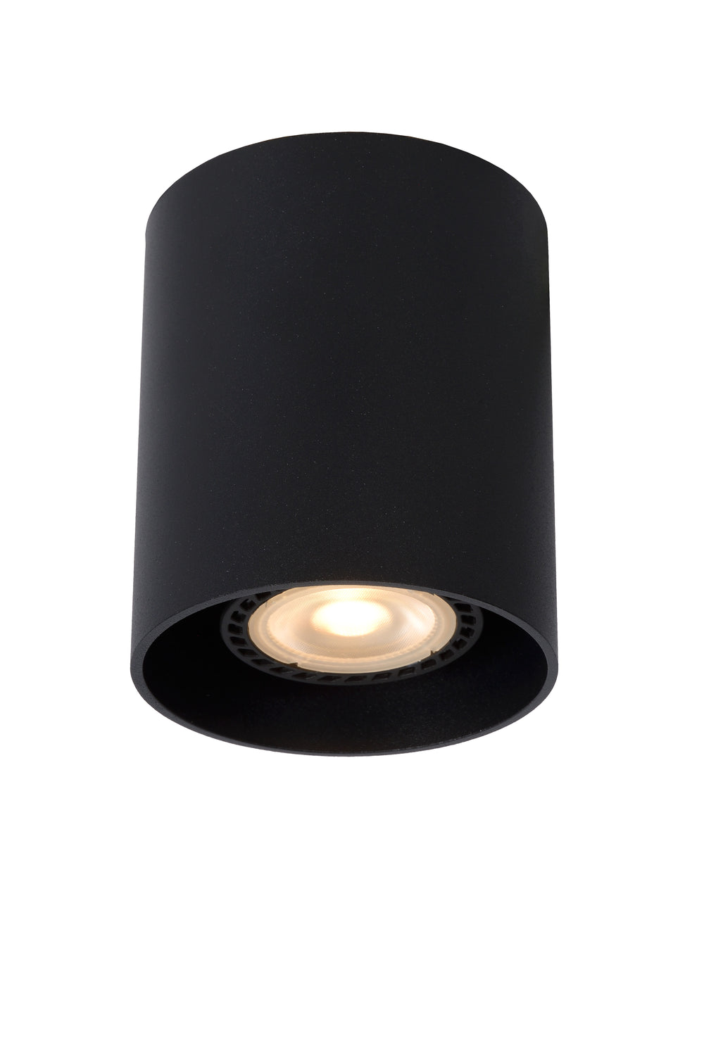 Lucide BODI faretto da soffitto LED Nero 1xGU10 orientabile IP20 alluminio 80x80x95mm