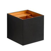 Lucide XIO applique LED dimmerabile G9 1x4W 2700K angolo del fascio regolabile Design moderno quadrato Nero