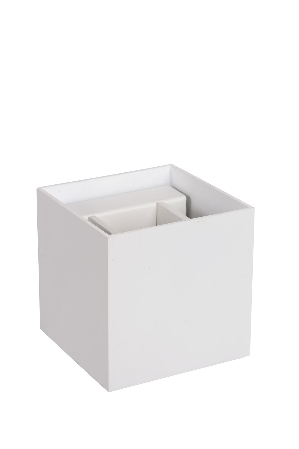 Lucide XIO LED wall light, dimmable G9 4W 2700K, adjustable beam angle, square aluminium White, IP20