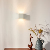 Applique da parete Lucide XIO LED, dimmerabile G9 4W 2700K, fascio luminoso regolabile, quadrata in alluminio Bianco, IP20