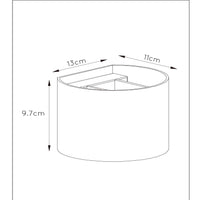Lucide XIO applique LED dimmerabile G9 3.5W 2700K angolo del fascio regolabile Ottone Oro Opaco IP20