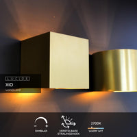 Lucide XIO applique LED dimmerabile G9 3.5W 2700K angolo del fascio regolabile Ottone Oro Opaco IP20