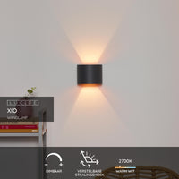 Lucide XIO lampada da parete LED, dimmerabile G9 3.5W 2700K, angolo del fascio regolabile, alluminio moderno Grigio Scuro