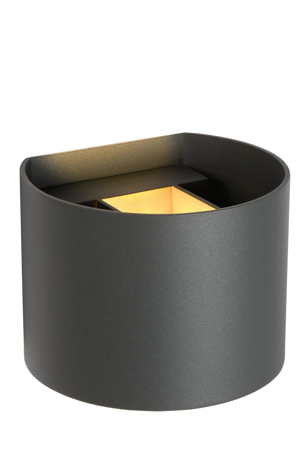 Lucide XIO LED wall lamp, dimmable G9 3.5W 2700K, adjustable beam angle, Dark Grey modern aluminum