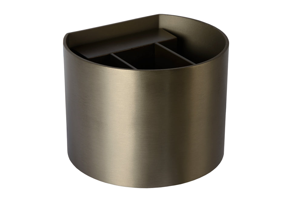 Lucide XIO LED wall light, dimmable G9 3.5W 2700K, adjustable beam angle, Rust Brown, IP20 aluminium