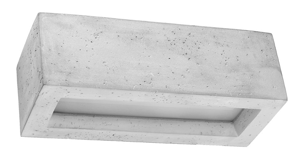 Sollux Lighting LED wall lamp vega 30 with E27 fitting 50W aluminum