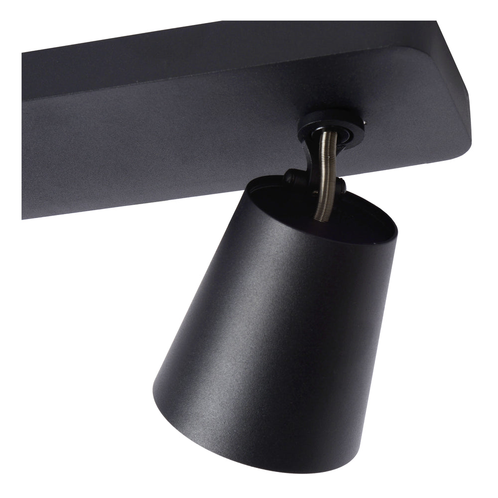 Lucide TURNON Faretto da soffitto LED, 2x5W GU10, dim to warm 2200K-3000K, Alluminio Nero, IP20