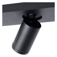 Lucide Taylor faretto LED da soffitto per bagno, 3x5W GU10 dim to warm 2200K-3000K, IP44, Nero Sabbia
