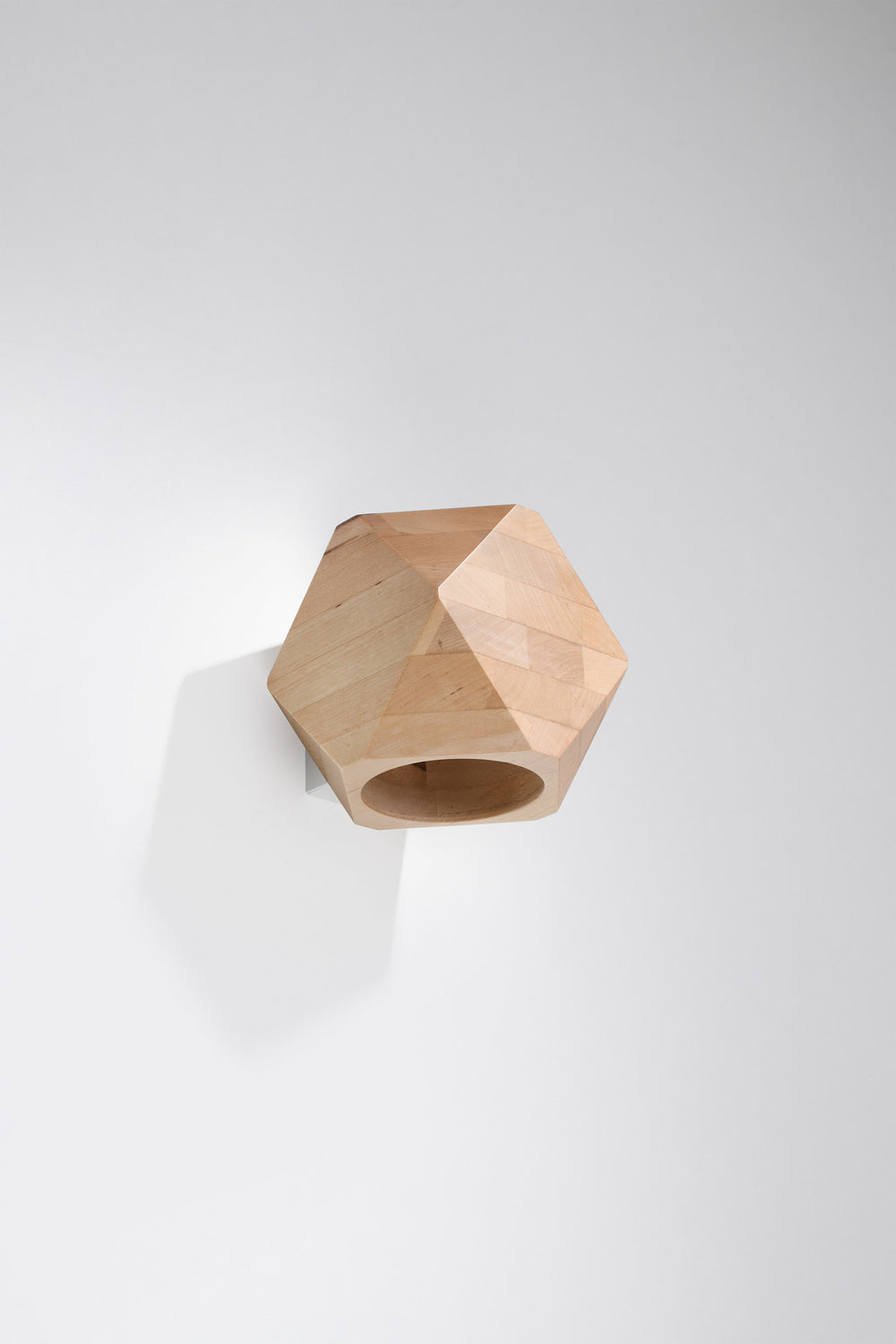 Sollux Lighting woody wall lamp in natural wood, CE, RoHS certified