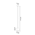 Sollux Lighting woody LED lamp 104mm Aluminium 50W 220-240V AC 4000K
