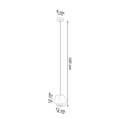 Sollux Lighting woody LED lamp 104mm Aluminium 50W 220-240V AC 4000K