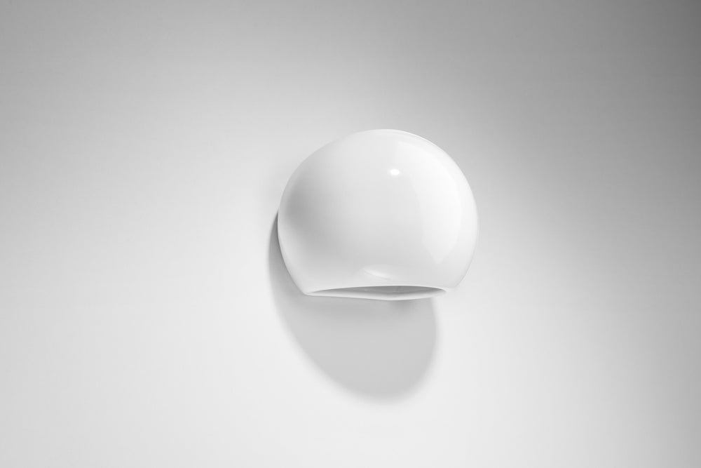Lampada LED Sollux Lighting 50W globo in alluminio, IP20, 220-240V, 4000K, finitura oro opaco