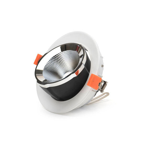 LCB LED Downlight 10W shop lighting, 3000K or 4000K, IP20, 220-240V, Philips chip, CRI 80, recessed spot