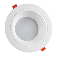 Faretto LED da incasso Spectrum 25W 230V 3000K bianco caldo 1875 lumen fascio 90° IP20 Bianco 230mm