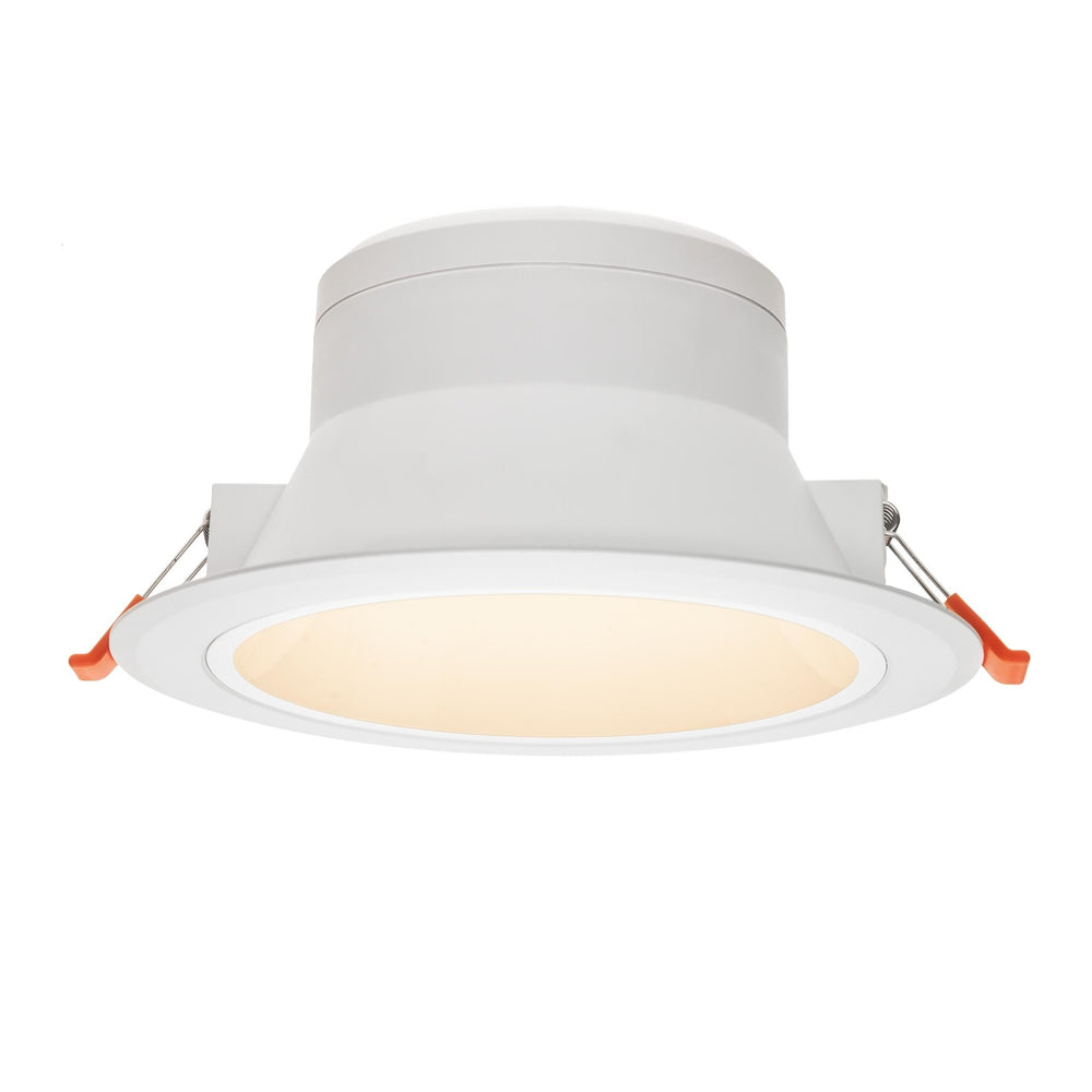 Faretto LED da incasso Spectrum 30W 230V 3000K 2250 lumen Bianco IP20 fascio 90° illuminazione da soffitto interna