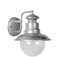 Lucide FIGO wall light indoor outdoor round 215mm E27 socket IP44 galvanized steel black finish
