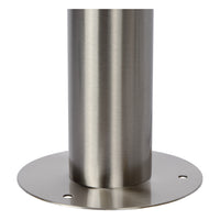 Lucide Zico outdoor lantern post, IP44 stainless steel, 1xE27 60W max, 1000mm height classic design