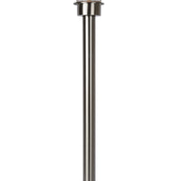 Lucide Zico outdoor lantern post, IP44 stainless steel, 1xE27 60W max, 1000mm height classic design