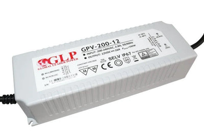 Adattatore di alimentazione LED impermeabile GLP 12V 192W 16A IP67