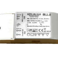 adattatore di alimentazione a LED dimmerabile 12V 25W 2.08A adatto per illuminazione a LED 12V