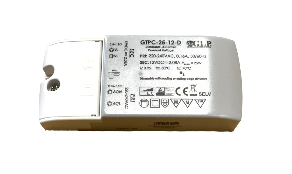 adattatore di alimentazione a LED dimmerabile 12V 25W 2.08A adatto per illuminazione a LED 12V