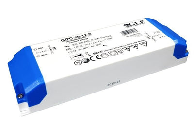 GLP adattatore di alimentazione LED dimmerabile 12V 50W 4.16A per illuminazione LED 12V IP20