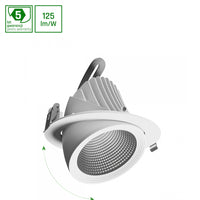 Faretto LED Spectrum 10.5W 3000K 1521 lumen IP20 orientabile alluminio oro opaco 220-240V CE RoHS
