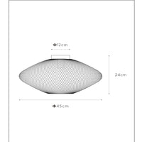 Lucide MESH ceiling light, 1xE27, 40W max, IP20, Sandy Gold metal, 450x450x240mm modern design