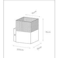 Applique Lucide RENATE, 1x portalampada E27, max 40W, metallo, nero opaco e oro, 220-240V, IP20