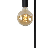 Lucide LEANNE table lamp, E27 socket, 40W max, 220-240V, IP20, modern matt Black metal, 52cm height
