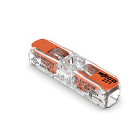 Wago morsettiera passante a 2 vie 4mm² 221-2411 - 60 pezzi, IP20, CE, RoHS, 220-240V AC, design compatto