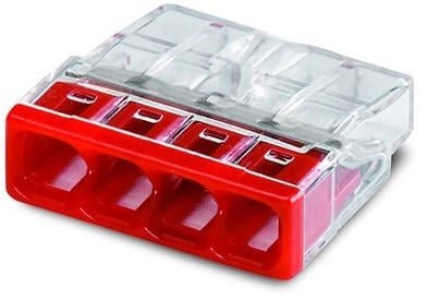 WAGO 4-conductor terminal block 0.5-2.5 mm² IP20 for indoor use, 2273-204, CE & RoHS certified