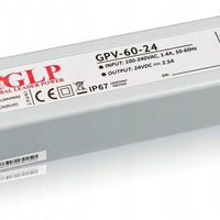 Adattatore di alimentazione LED GLP 24V 60W 2.5A impermeabile IP67