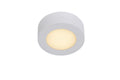 Lucide BRICE LED bathroom ceiling light, round 8W 3000K dimmable, IP44 White Ø117mm