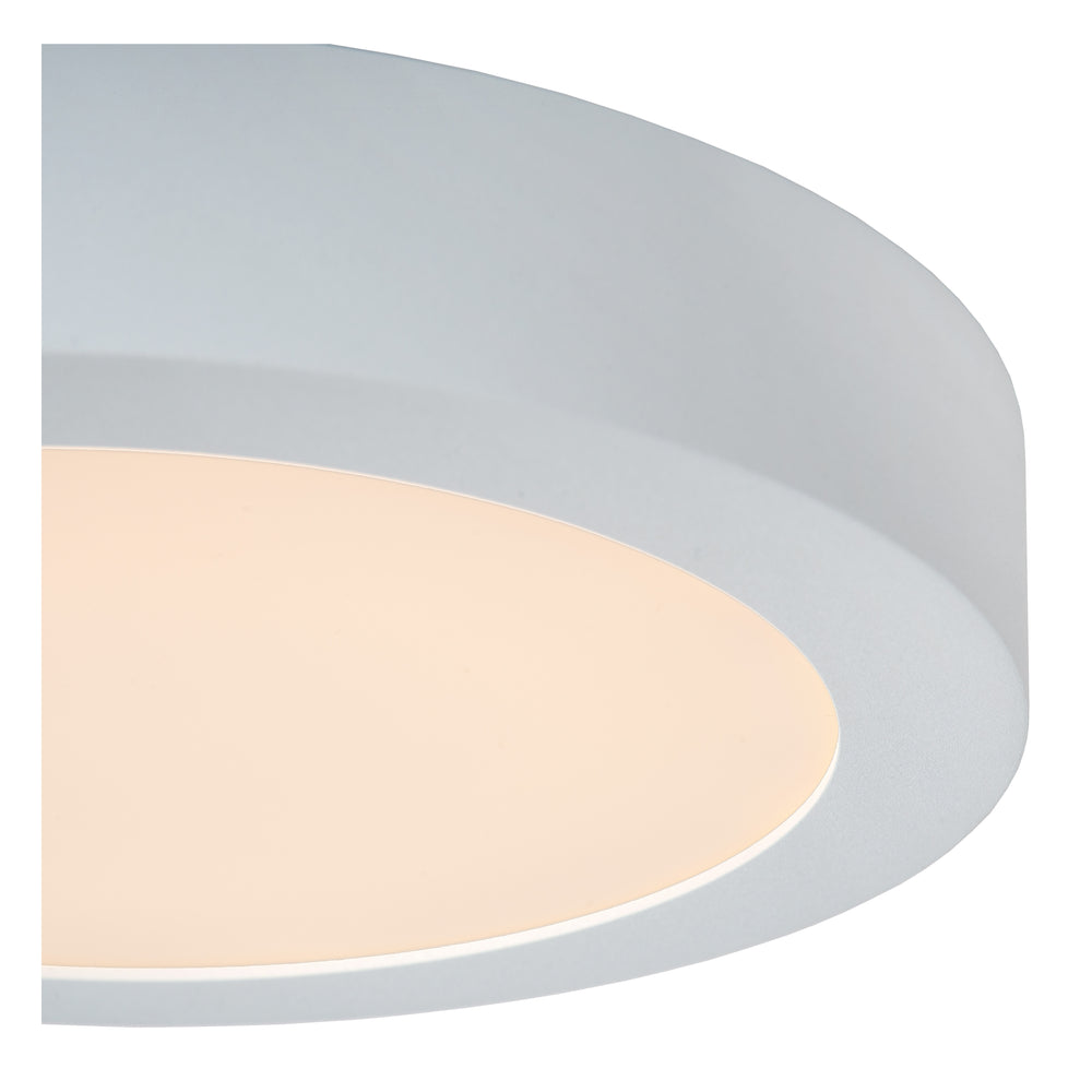 Lucide BRICE Plafoniera LED da bagno, dimmerabile 15W 3000K, IP44 rotonda 24cm Bianco design moderno