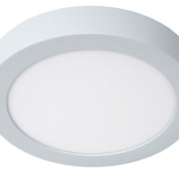 Lucide BRICE Plafoniera LED da bagno, dimmerabile 15W 3000K, IP44 rotonda 24cm Bianco design moderno