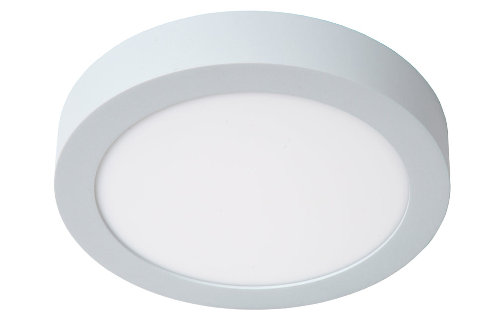 Lucide BRICE Plafoniera LED da bagno, dimmerabile 15W 3000K, IP44 rotonda 24cm Bianco design moderno
