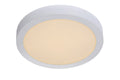 Lucide BRICE plafoniera LED da bagno, dimmerabile 30W 3000K, rotonda 300mm, IP44, finitura bianca