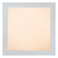 Lucide BRICE lampada da soffitto LED per bagno, dimmerabile 30W 3000K, IP44, Bianco, design quadrato moderno