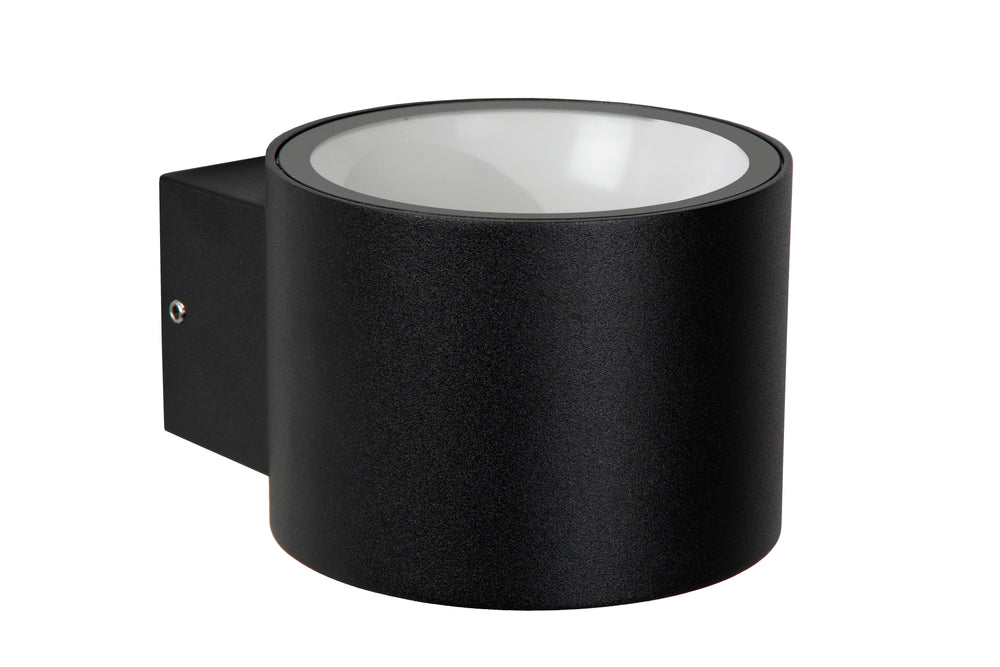 Lucide OXFORD applique LED da parete interno esterno, IP54 Alluminio nero, attacco G9 luce verso l’alto e verso il basso
