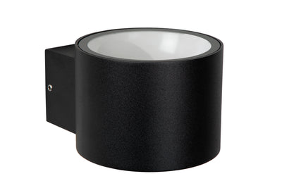 Lucide OXFORD applique LED da parete interno esterno, IP54 Alluminio nero, attacco G9 luce verso l’alto e verso il basso