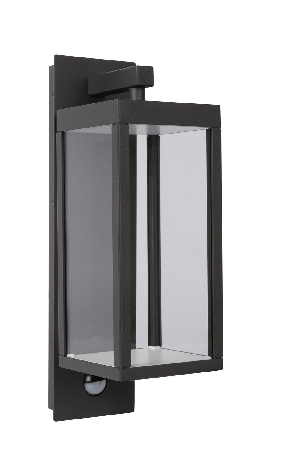 Lucide CLAIRETTE applique a LED 13W 3000K IP54 con sensore di movimento PIR e corpo in antracite