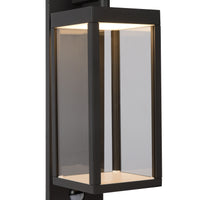 Lucide CLAIRETTE applique a LED 13W 3000K IP54 con sensore di movimento PIR e corpo in antracite